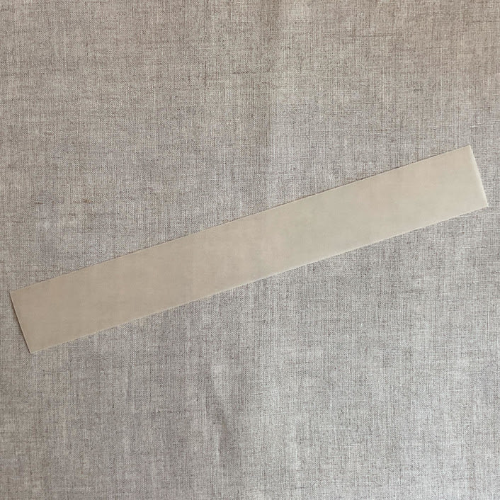 "Peach colored translucent vellum belly band for 5x7 inch Invitation | Pack of 10" - Belly Bands in beige by Ivory Invitations
