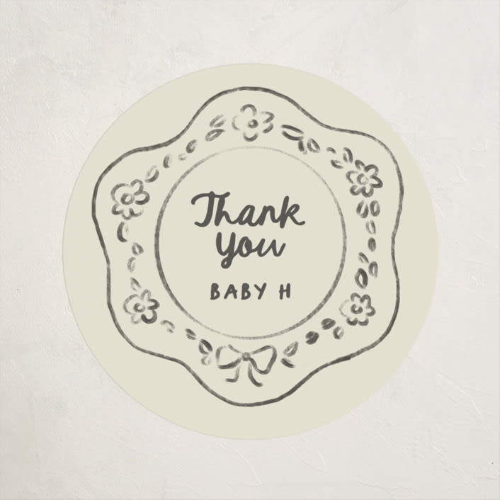 "Nesting era" - Baby Shower Stickers in Beetle by Creo Study - Close-Up