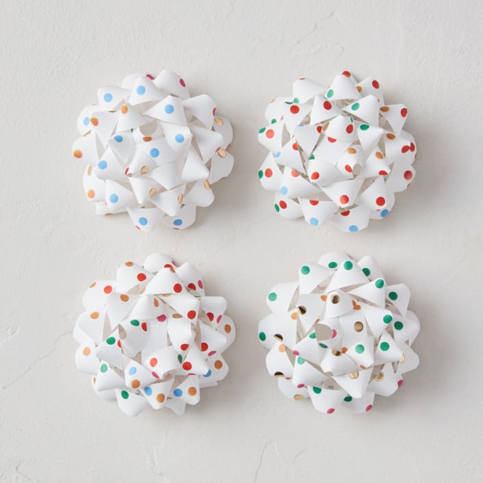 "scattered confetti" - Wrapping Paper Bow in Sugar by Ellen Schlegelmilch