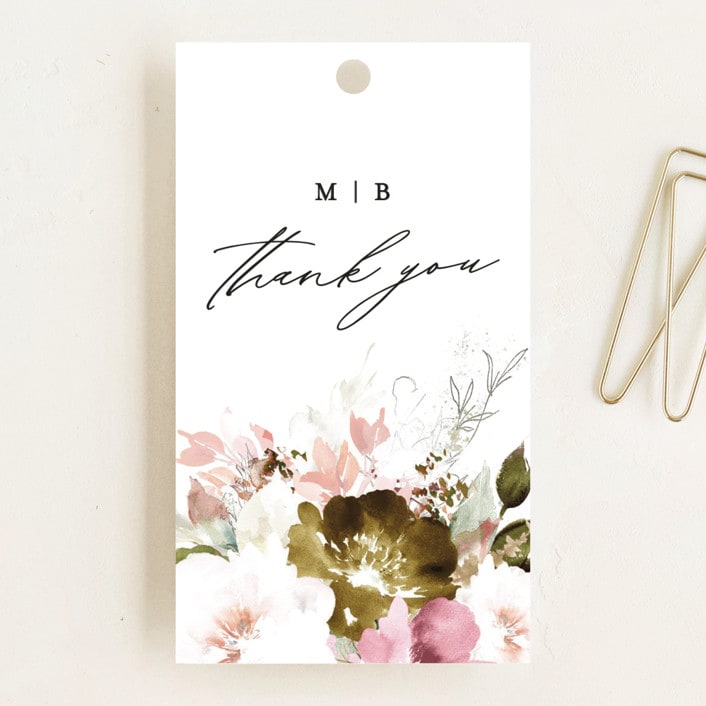 "Beautiful Spring" - Wedding Favor Tags in Spring by Phrosné Barwood - Front