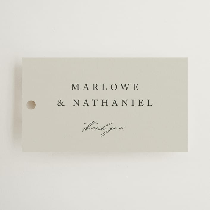 "Astoria" - Wedding Favor Tags in Spring by Kelly Schmidt - Front