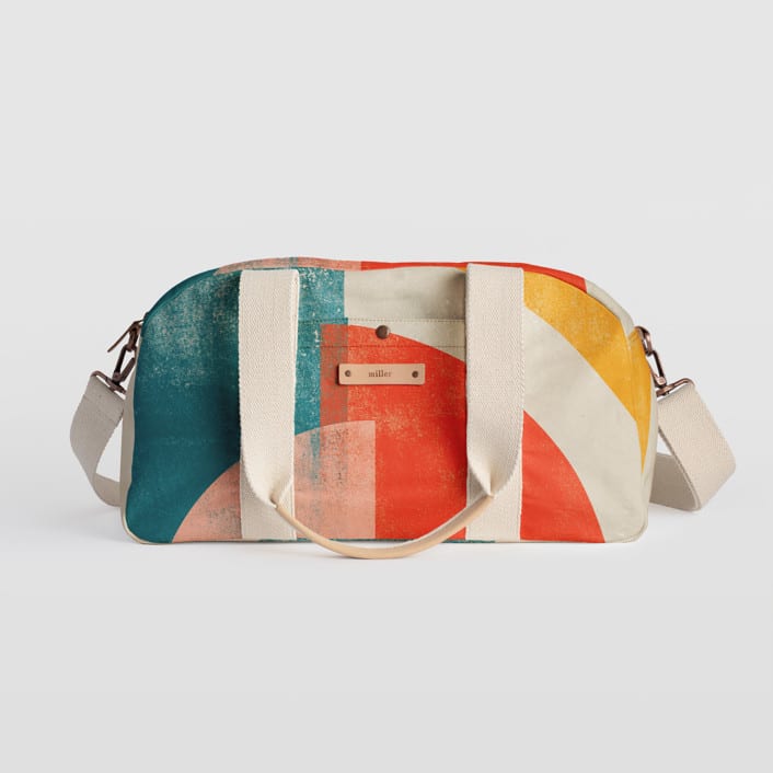 "Abstract Sunset" - Weekender in Twilight by Michelle Taylor - Weekender
