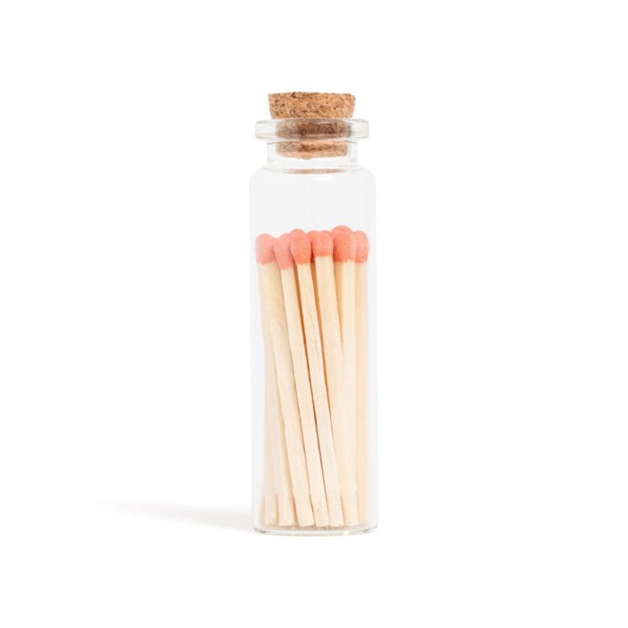 "Tangerine Matchsticks in Small Corked Vial" - Matchbooks and Matches in multicolorassorted-colors by Summer Hedglin