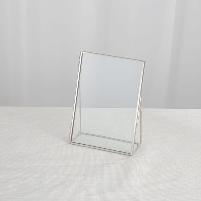 Silver Glass Card Holder by Lea Li