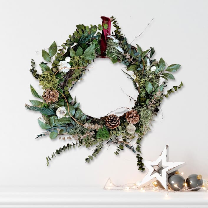 "Holiday Forest Wreath" - Wreaths in multicolorassorted-colors by AlisonJerry