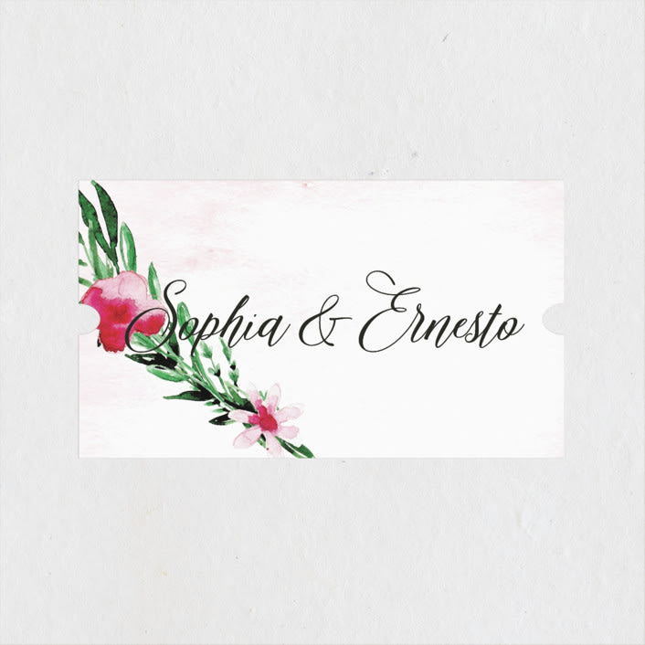"Garden Party Joy" - Wedding Favor Stickers in Blush by frances mathys - Front