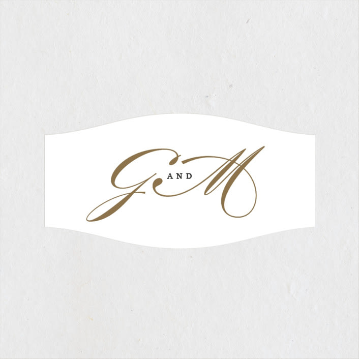 "Flourish" - Wedding Favor Stickers in Antique by Jennifer Postorino - Front