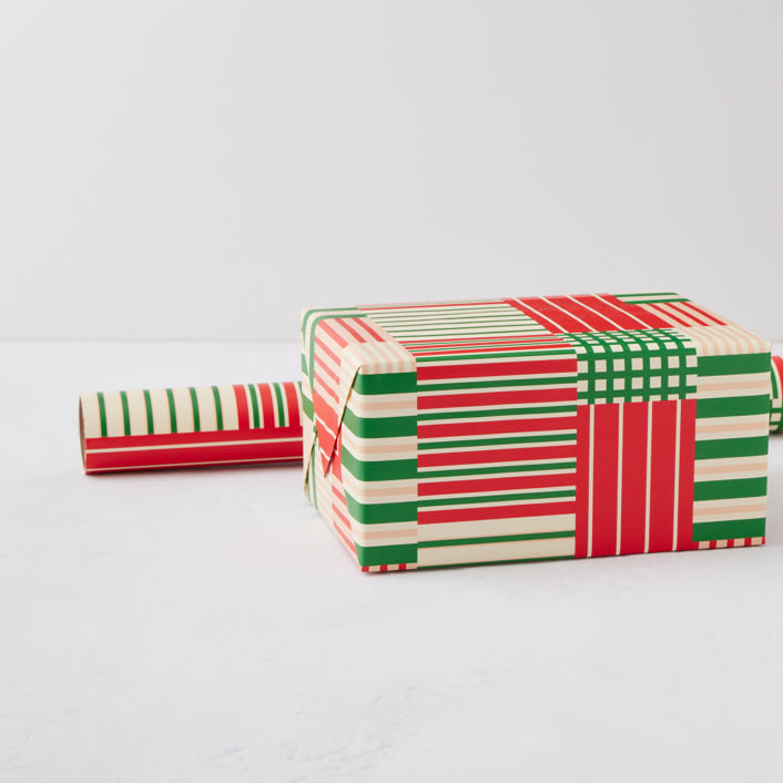 "Patchwork" - Wrapping Paper Roll in Festive by Ellen Schlegelmilch