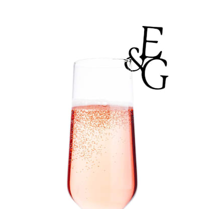 Custom Monogram Drink Markers