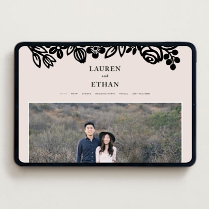 Modern Floral Frame