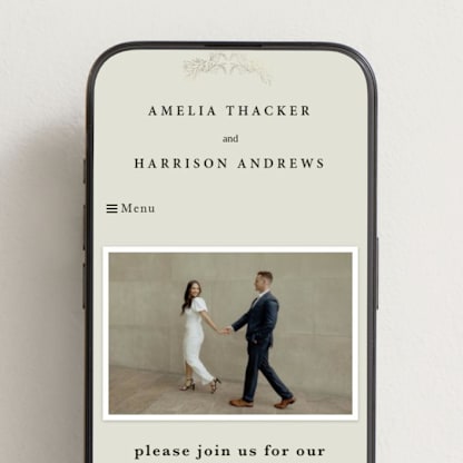 Foil Botanical Frame