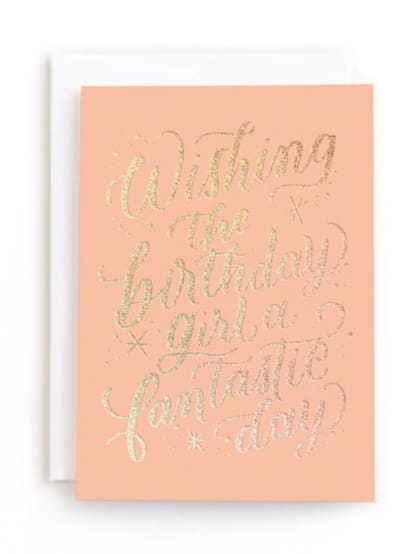 Wishes to the birthday girl