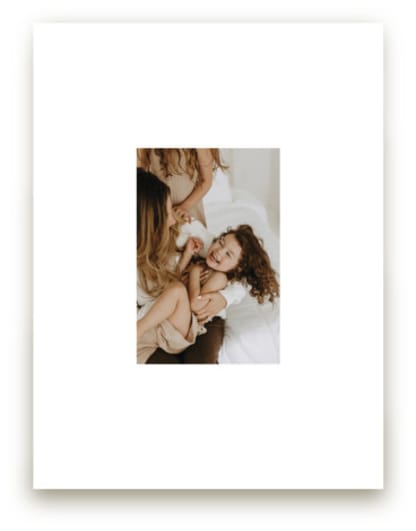 11x14 Portrait: Burgundy Matted Framed Photo