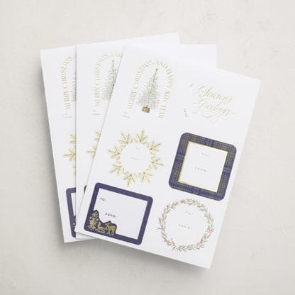Winter Cheer Gift Stickers