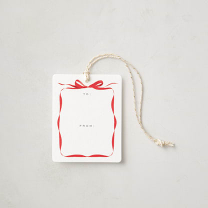 Ribbon Frame Gift Tags
