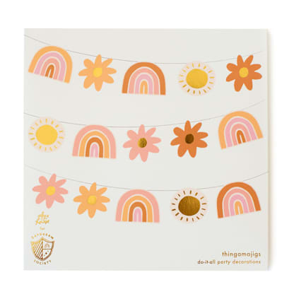 Boho Rainbow Thingamajigs - Set of 16