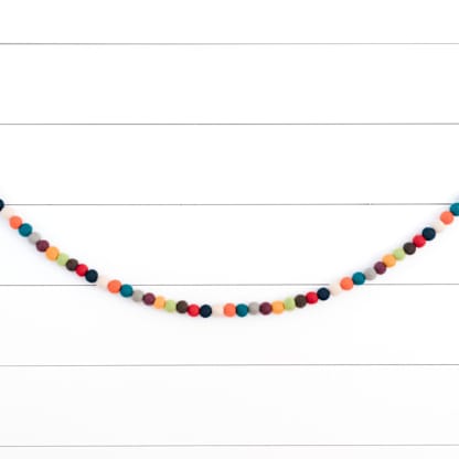 Scout's Honor Felt Ball Garland