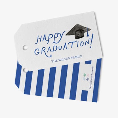 Custom Happy Graduation Gift Tags (set of 24)