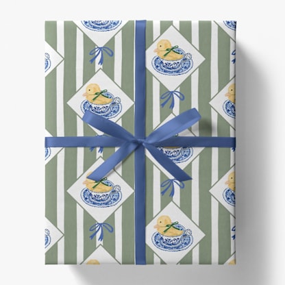 Duckling in a Teacup Gift Wrap