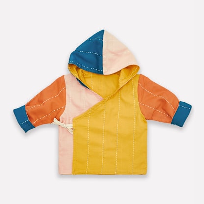 Colorblock Toddler Hoodie - 2T-3T