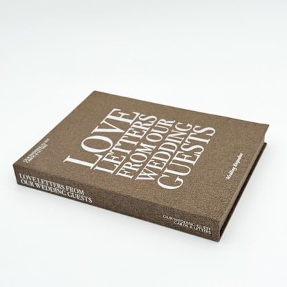 Wedding Guest Love Letters Keepsake Book Box