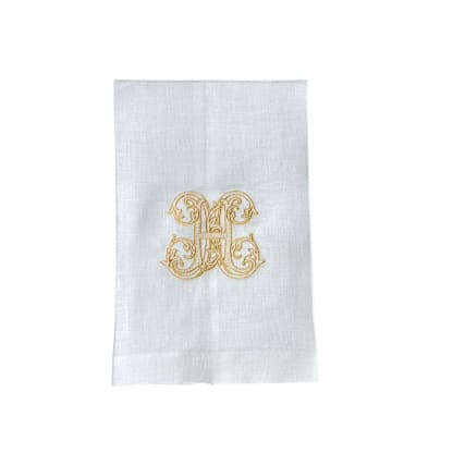 Monogram Hand Tea Towel