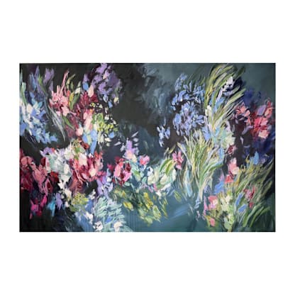 "Everything Blooms Around You" - 72 x 48 - Original Painting
