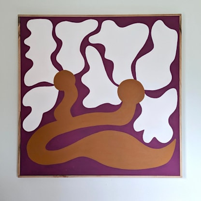 Mixed Berry Blooms- Original Acrylic Painting