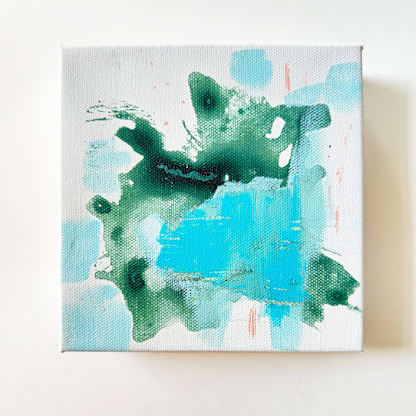 Newport Abstract in Blue and Green