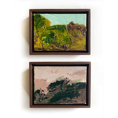 Fields Set of 2 Mini Paintings