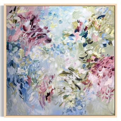 You Taught Me to Wait for Spring - 40 x 40 inches