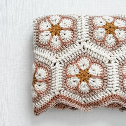 Floral Crochet Blanket