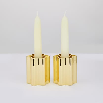 Candle Holders - Brass
