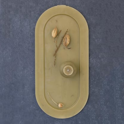 Green Wax Tray