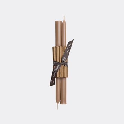 10" Everyday Tapers 100% Beeswax - Moondust
