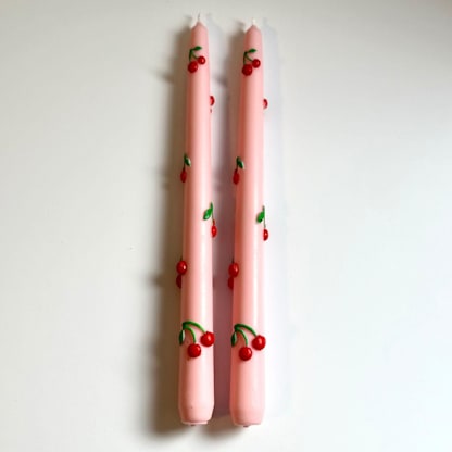 Pink Cherry Taper Set