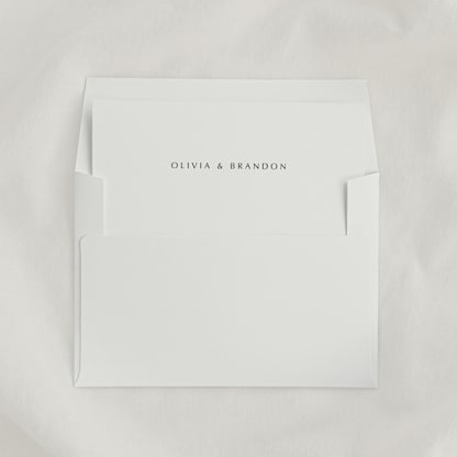 Custom ‘Text’ Envelope Liners, Square Flap, Pack of 25