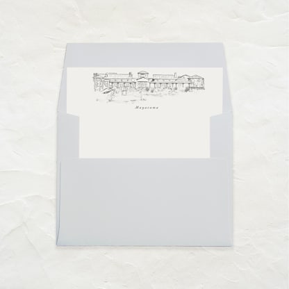 Custom A7 Venue Sketch Square Flap Liners // Set of 125
