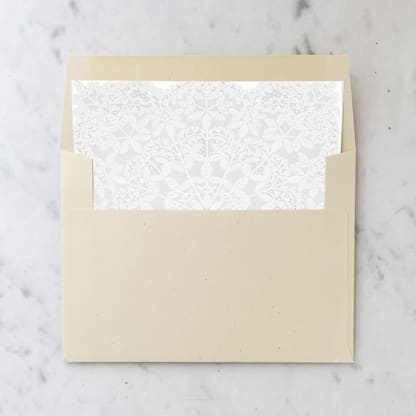 A7 Envelope Liners Lace Square Flap (set of 10)