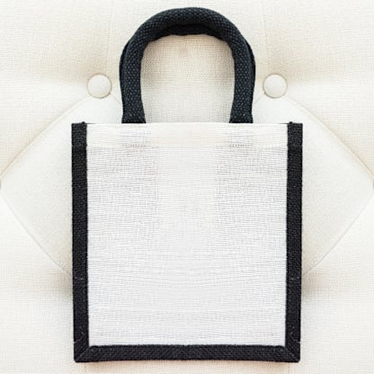 50 MEDIUM Wedding Welcome Bags - White + Black