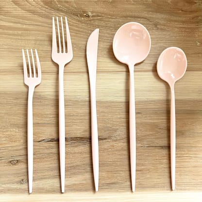 Ultra Mod Cutlery Suite | Champagne Blush