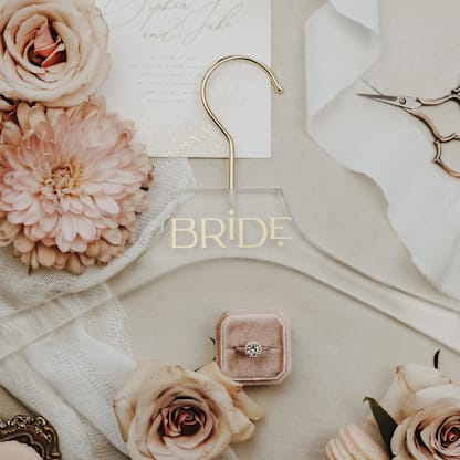 Personalized Wedding Dress Hanger for Bride