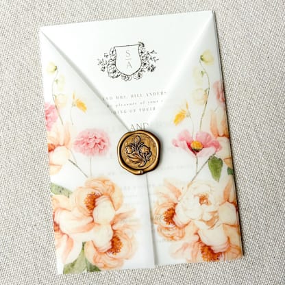 Tuxedo Cut Garden Party Vellum Jacket | Set of 10