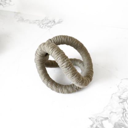 Infinity Sculpture in Sage