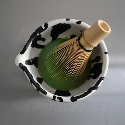Rock Ceramic Matcha Bowl