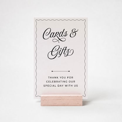 Cards and Gifts Sign