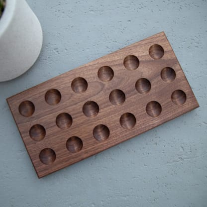 Walnut Egg Holder
