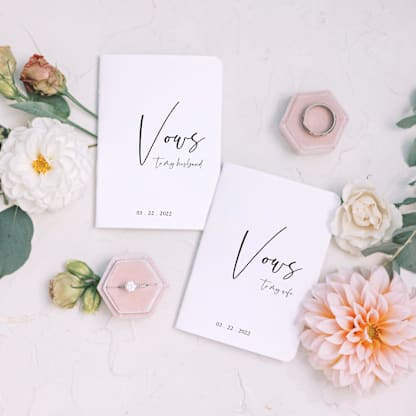 Wedding Vow Book Set - Classic