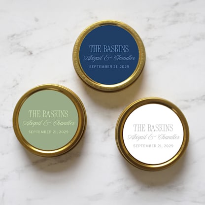 4 oz Newlyweds Last Name Candle | Set of 10