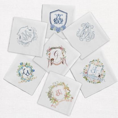 Monogram Cocktail Napkin | Send Your Design | Set of 50